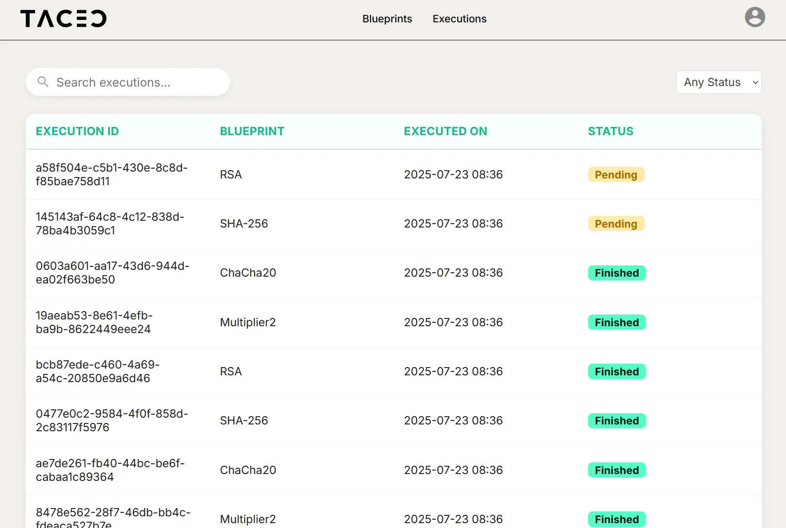 Execution Monitoring