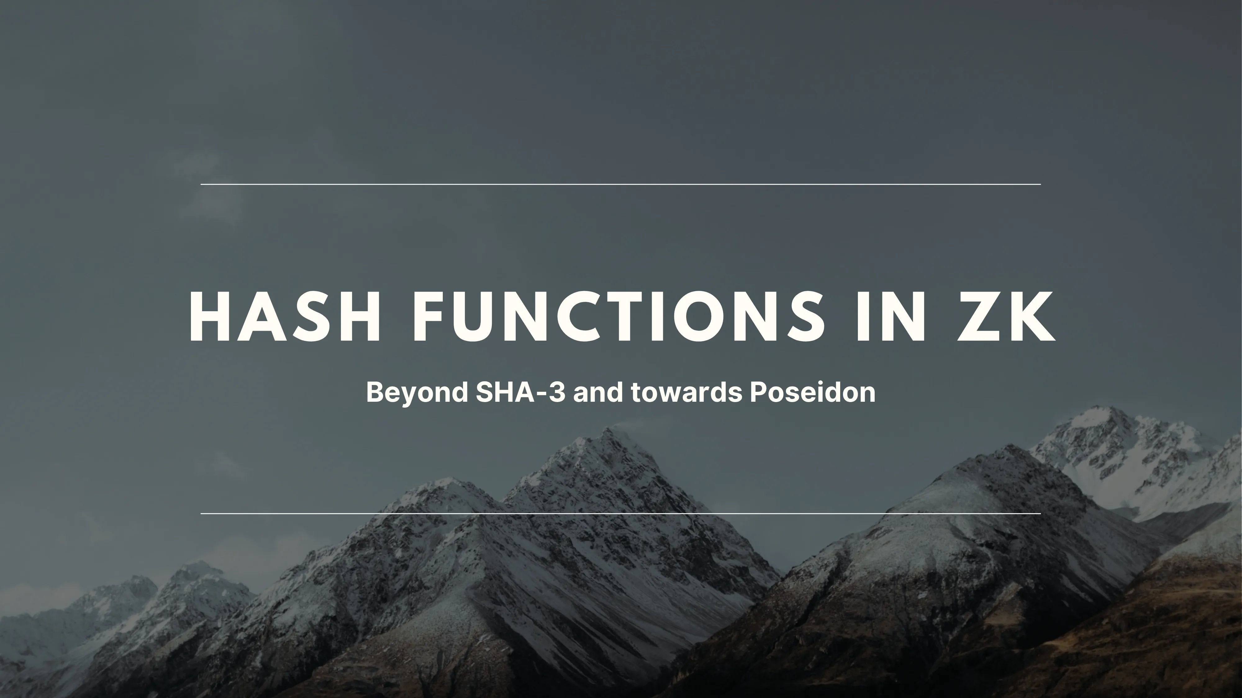 Hash functions in Zero Knowledge